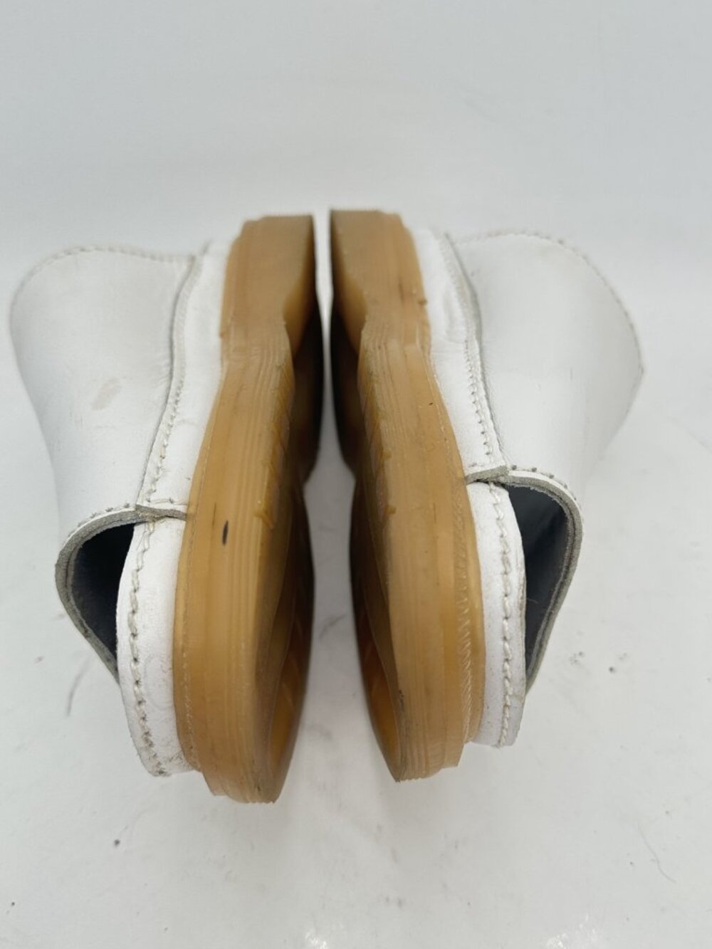 Dr Marten’s Women Size 5 England White Leather Slide Mules Sandal - Picture 6 of 11